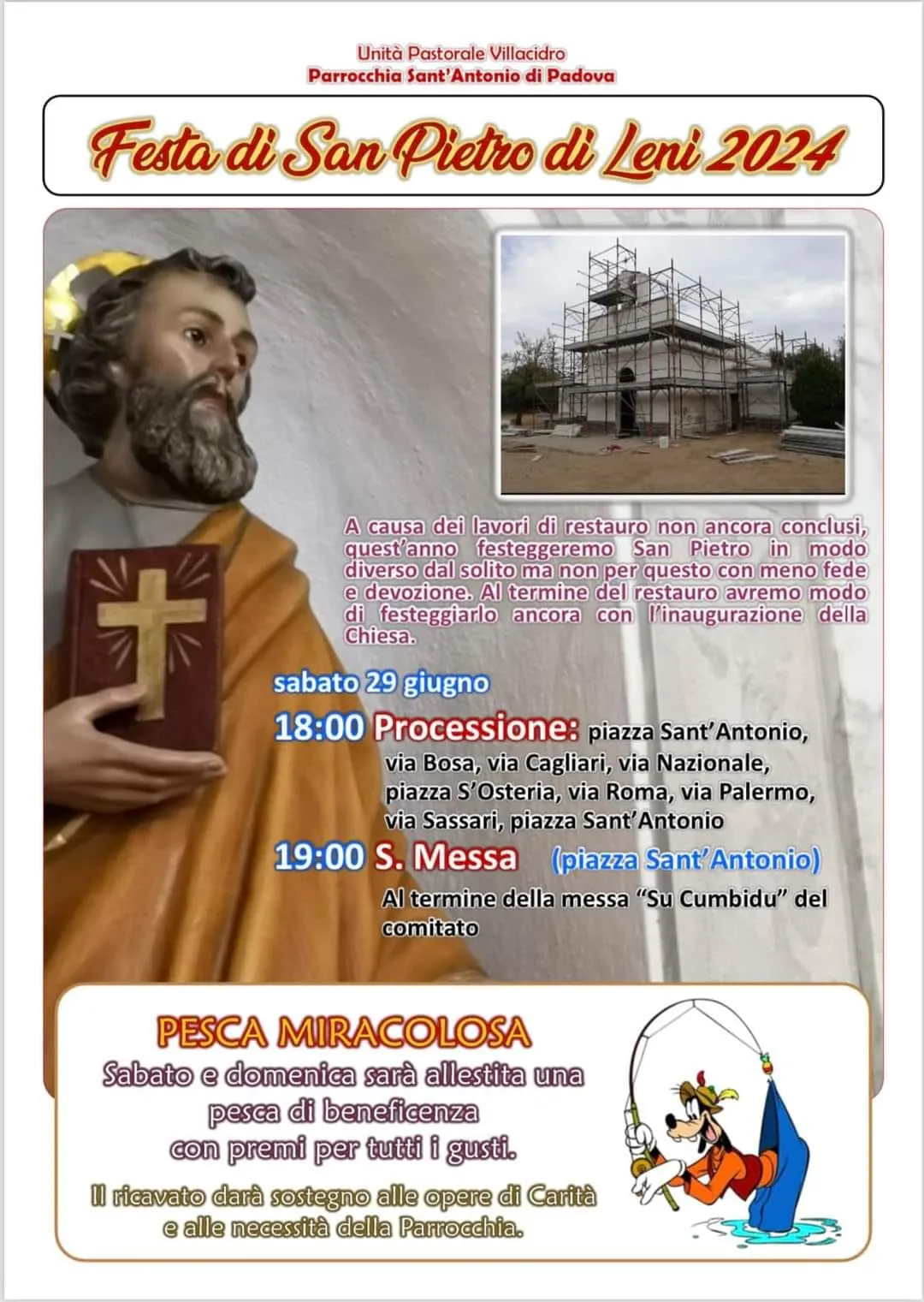 FESTA DI SAN PIETRO DI LENI - 29 e 30 Giugno 2024