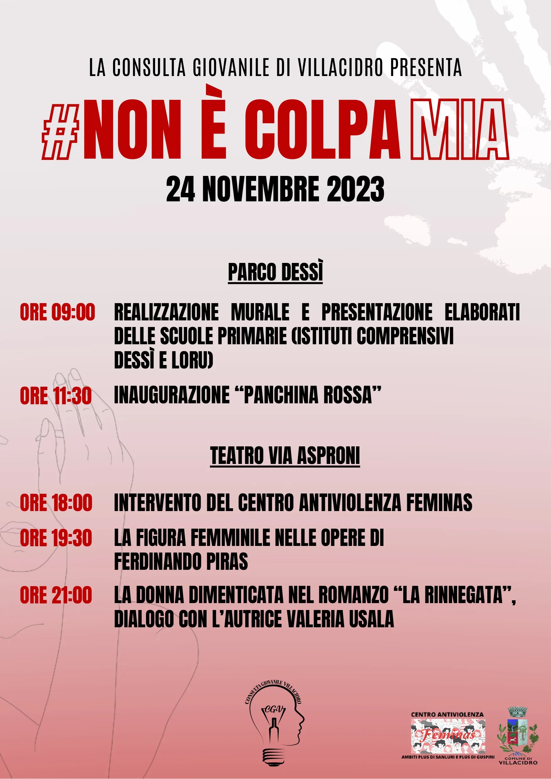 La Consulta Giovanile di Villacidro presenta : #NON È COLPA MIA