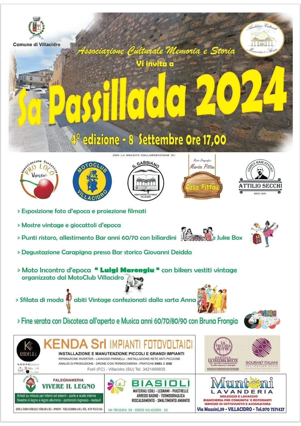 SA PASSILLADA 2024 - 4ª Edizione - Domenica 8 Settembre dalle ore 17:00.