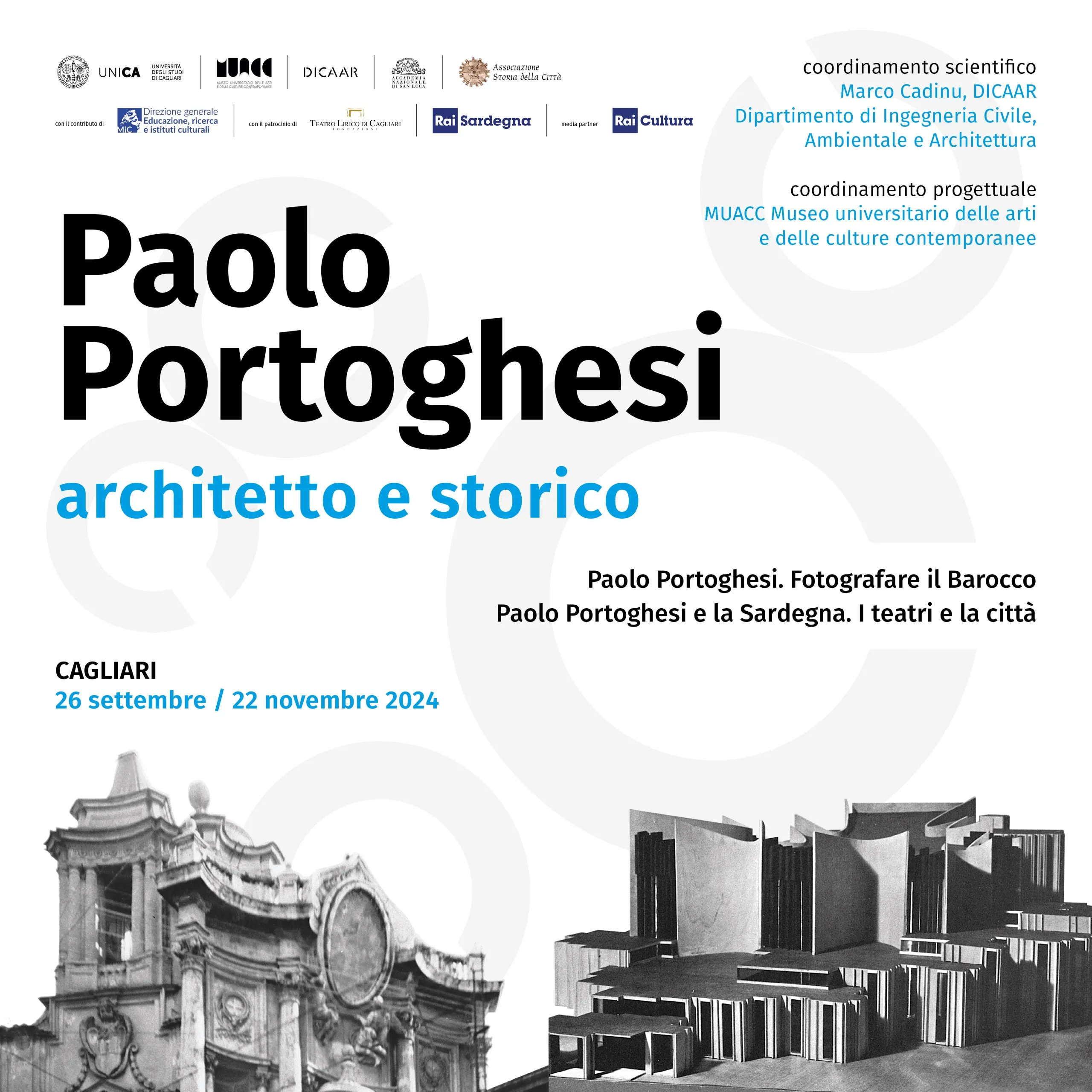 Il Comune di Villacidro patrocina il progetto espositivo ' Paolo Portoghesi ' :Architetto e storico.