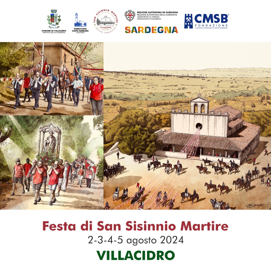 FESTA DI SAN SISINNIO MARTIRE – VILLACIDRO 2, 3, 4 e 5 Agosto 2024