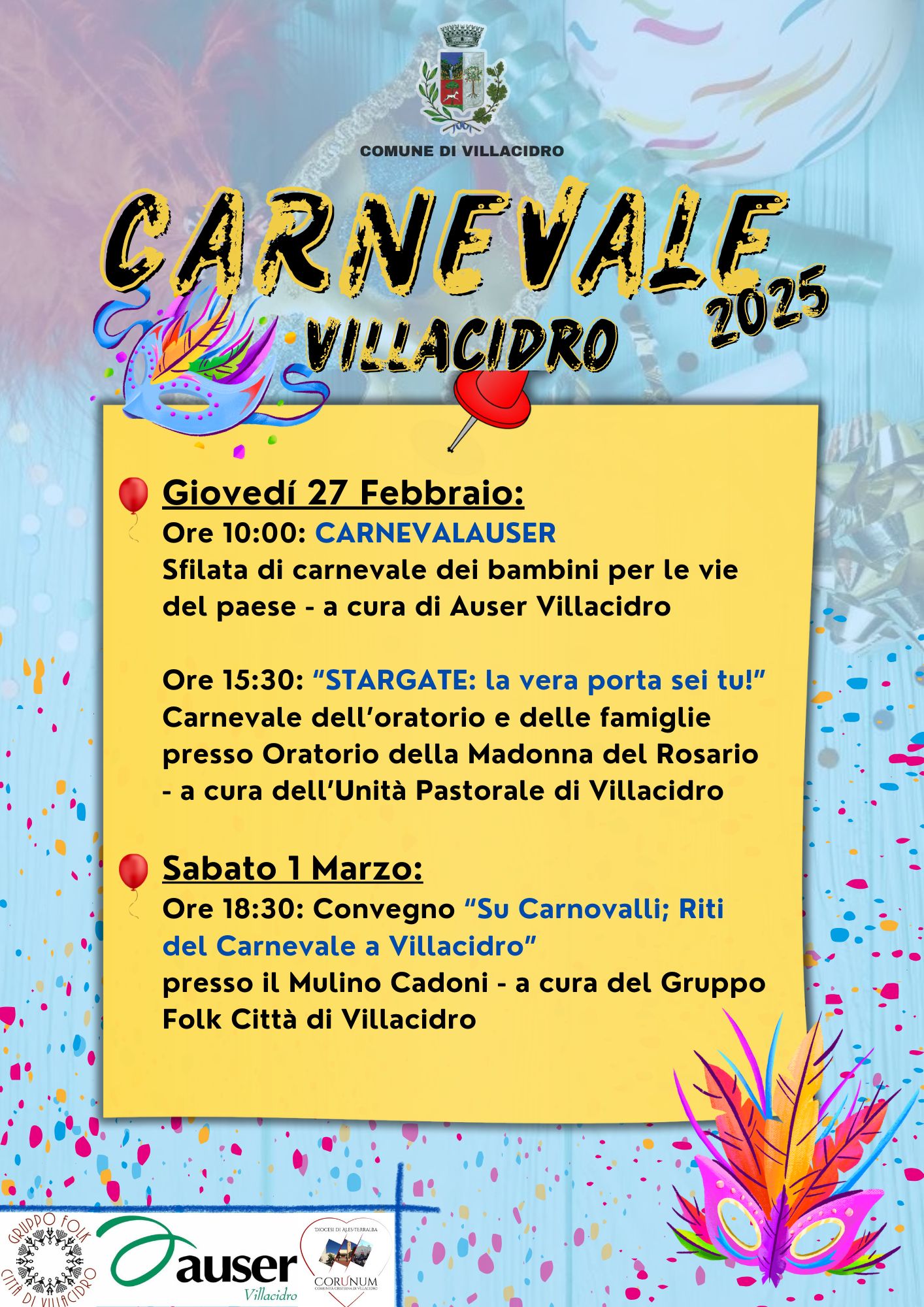 Villacidro: carnevale 2025