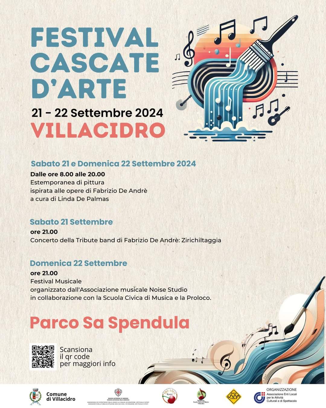 Festival Cascate D'Arte . Villacidro 21-22 Settembre 2024